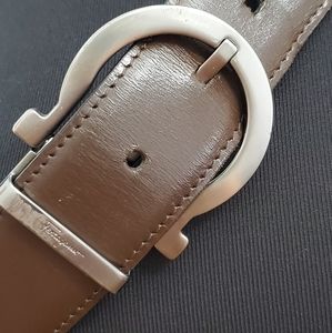 FERRAGAMO REVERSIBLE AND ADJUSTABLE GANCINI BELT